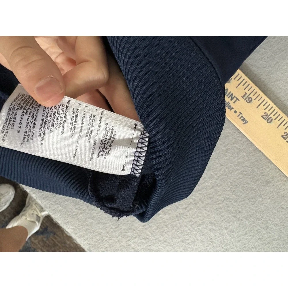 Adidas Hoodie Mens XS Navy‎ Blue Climalite Pullover Athletic Sweatshirt Pocket